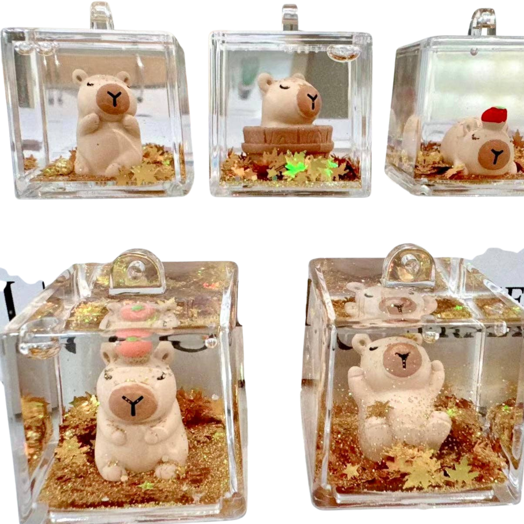 Capybara Floaty Key Charm