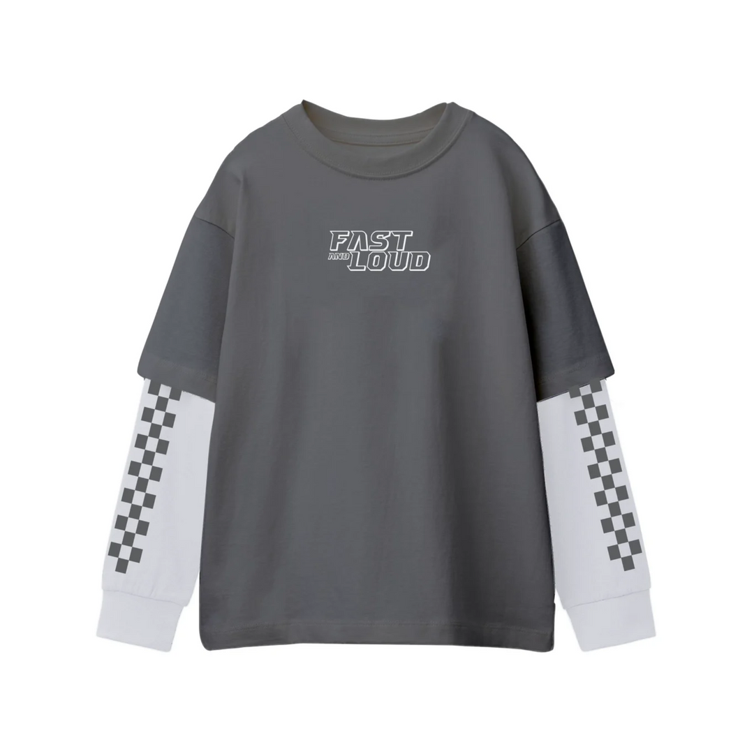 Fast and Loud Double Long Sleeve Tee