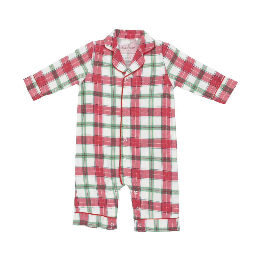 Holiday Plaid Romper