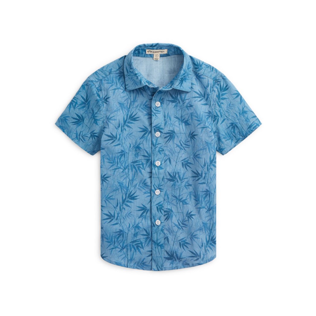 Day Party Shirt - Blue Bamboo