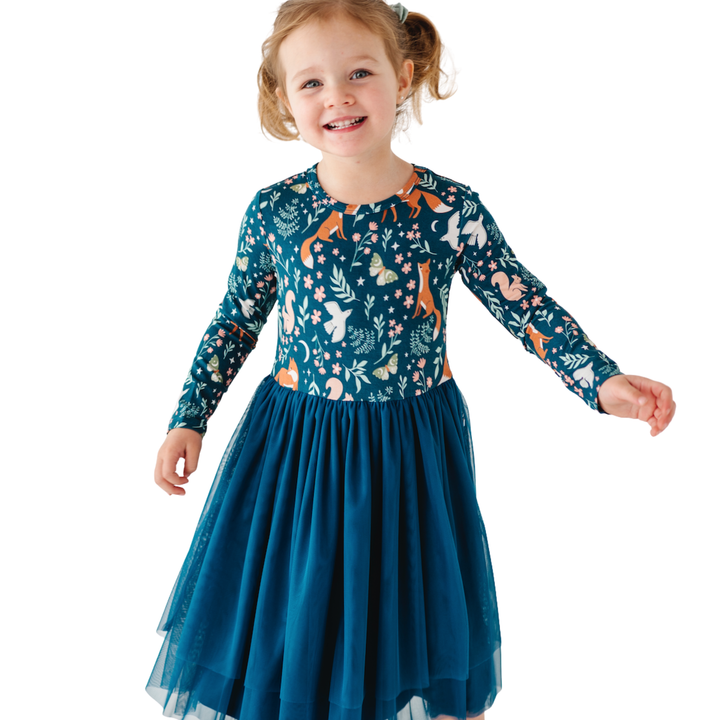Bamboo + Tulle Dress - Woodland Wonderland
