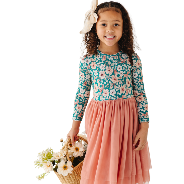 Bamboo + Tulle Dress - Juniper Butterfly