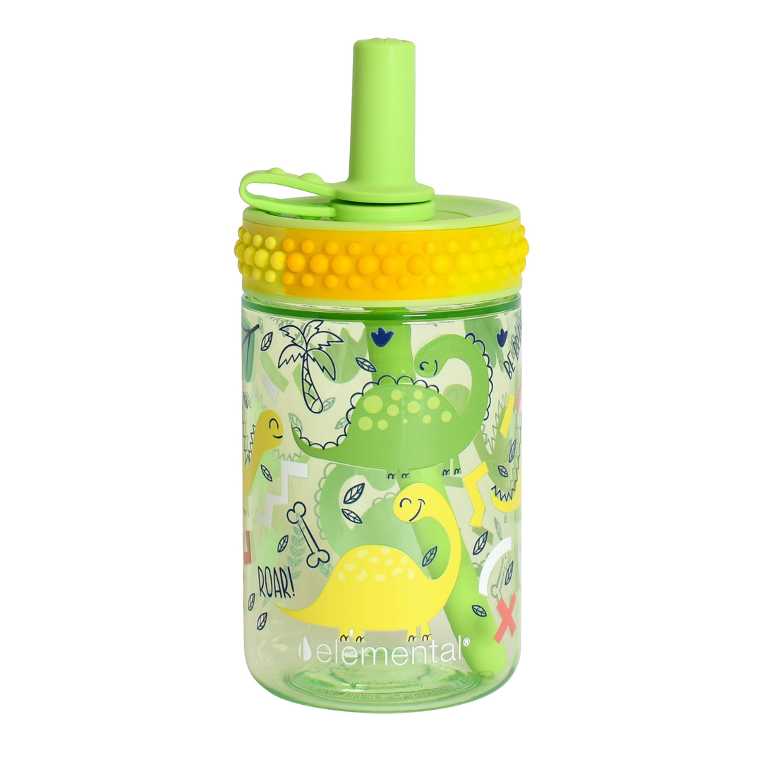 Totsy Bubble Cup 12oz - Green Dino