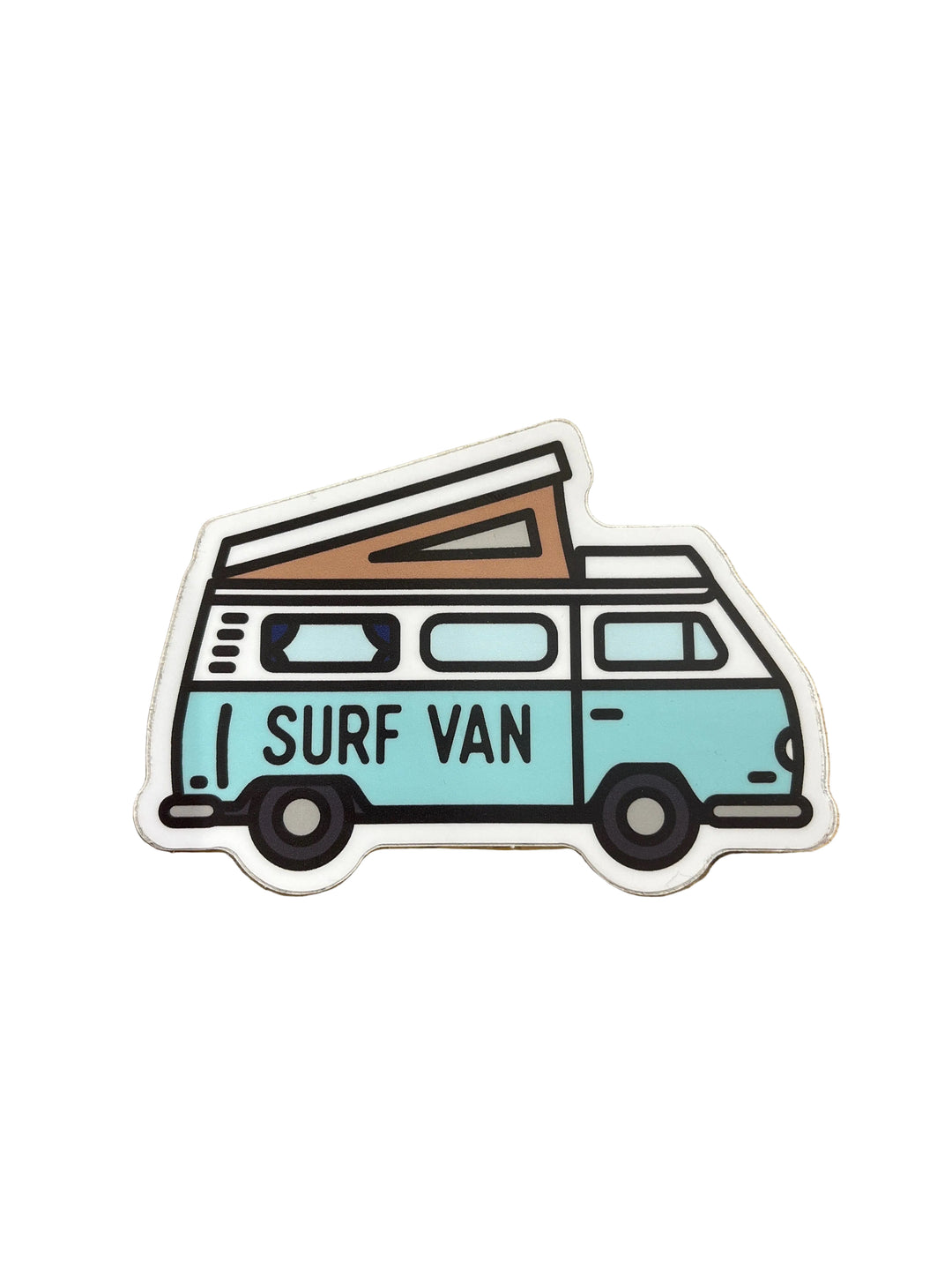 Surf Van Pop-Top Camper - Vinyl Sticker