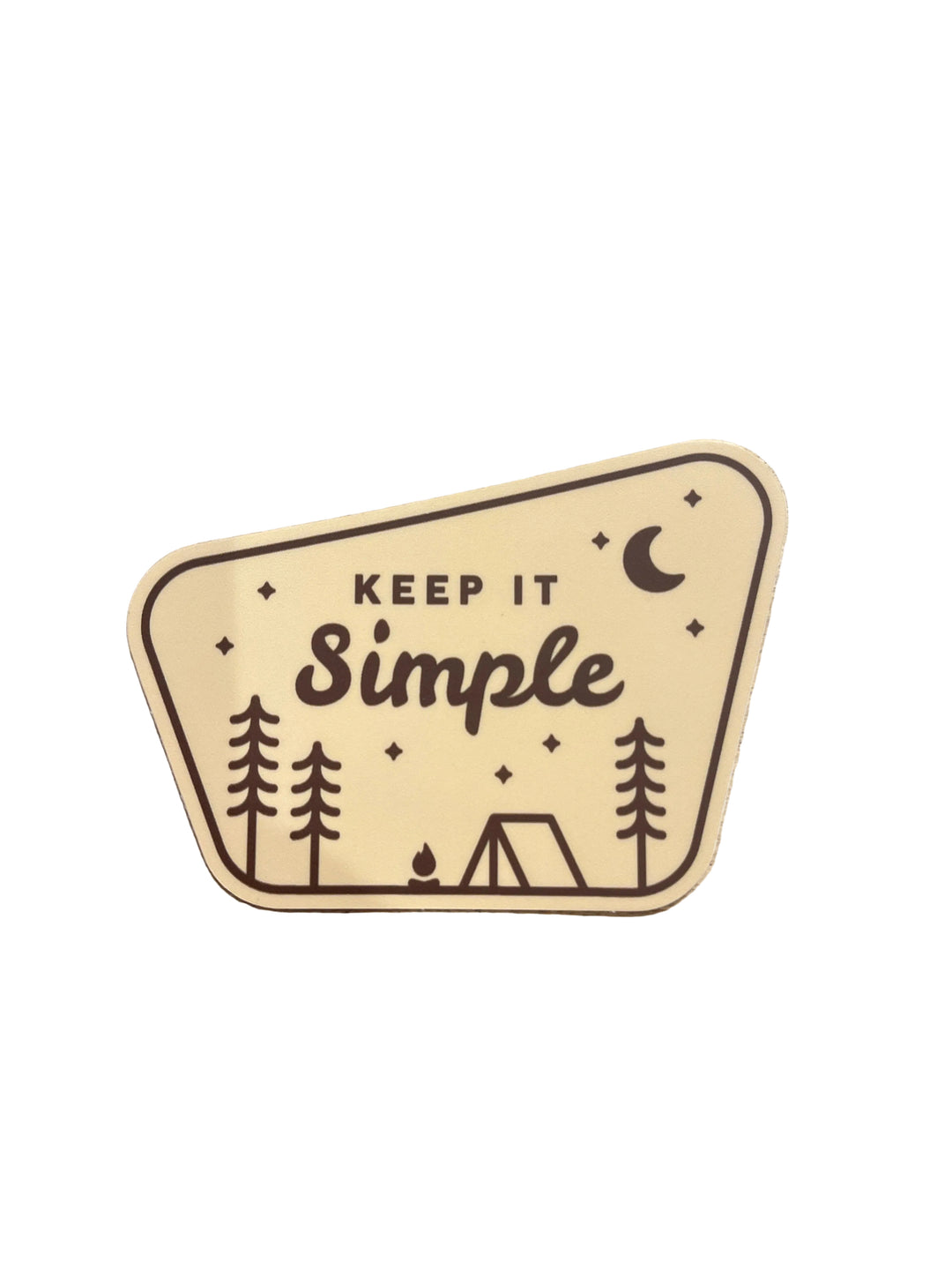 Keep it Simple - Vinyl Sticker