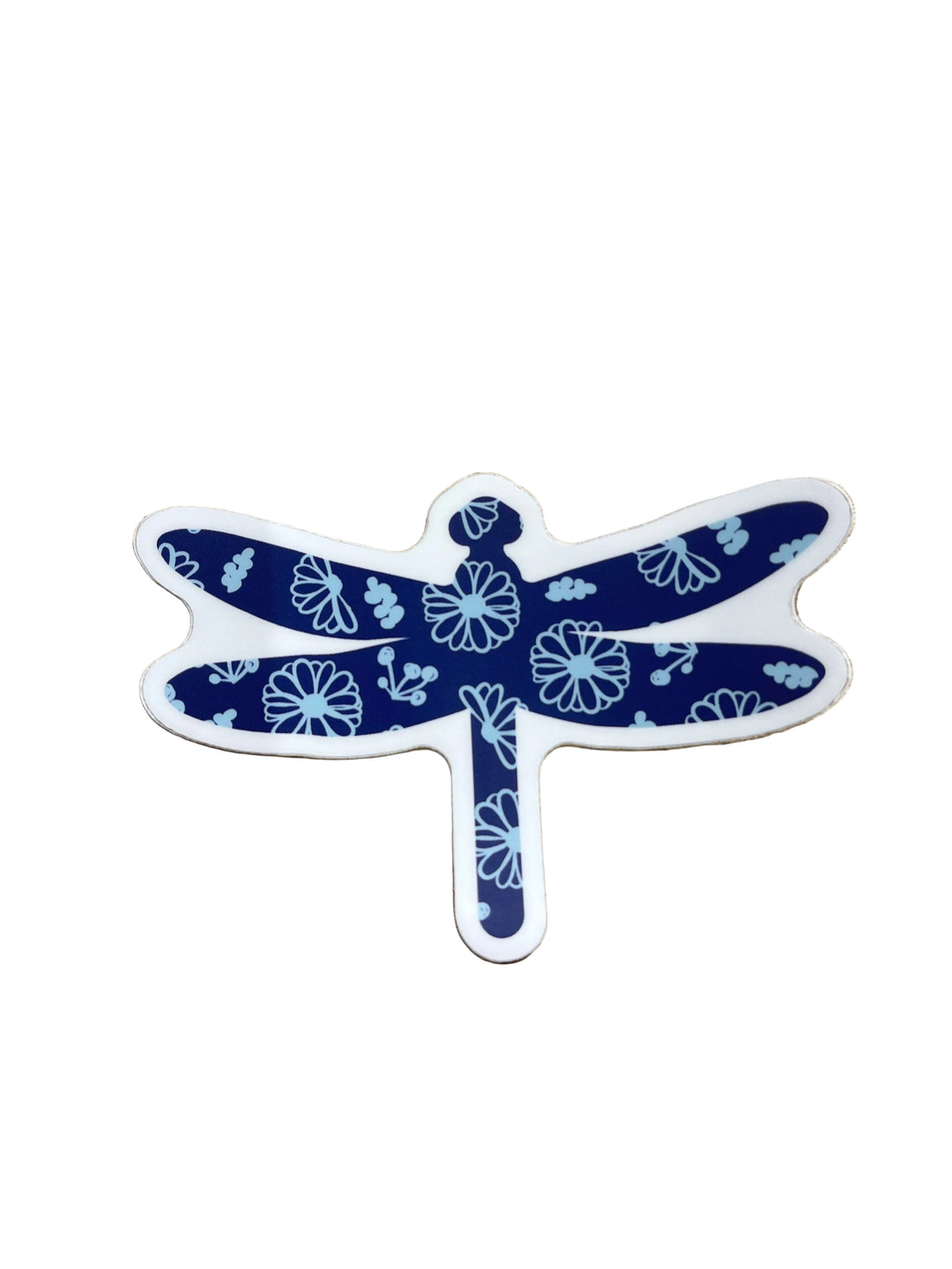 Floral Dragonfly - Vinyl Sticker