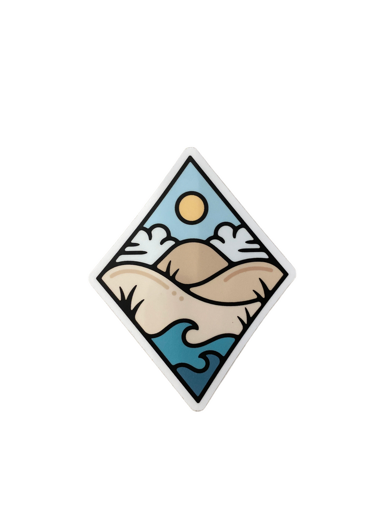 Beach Dunes - Vinyl Sticker