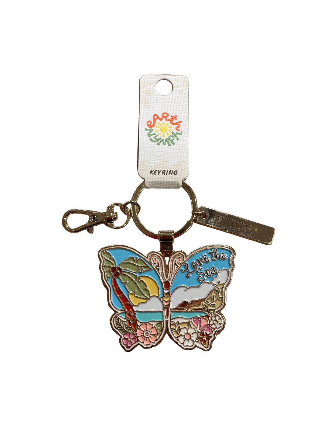 Butterfly Keyring