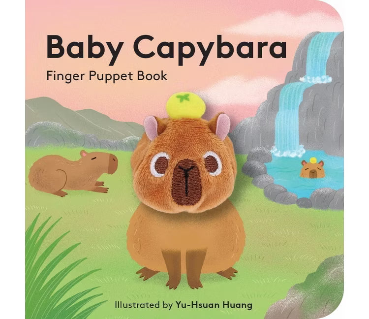 Baby Capybara: Finger Puppet Book