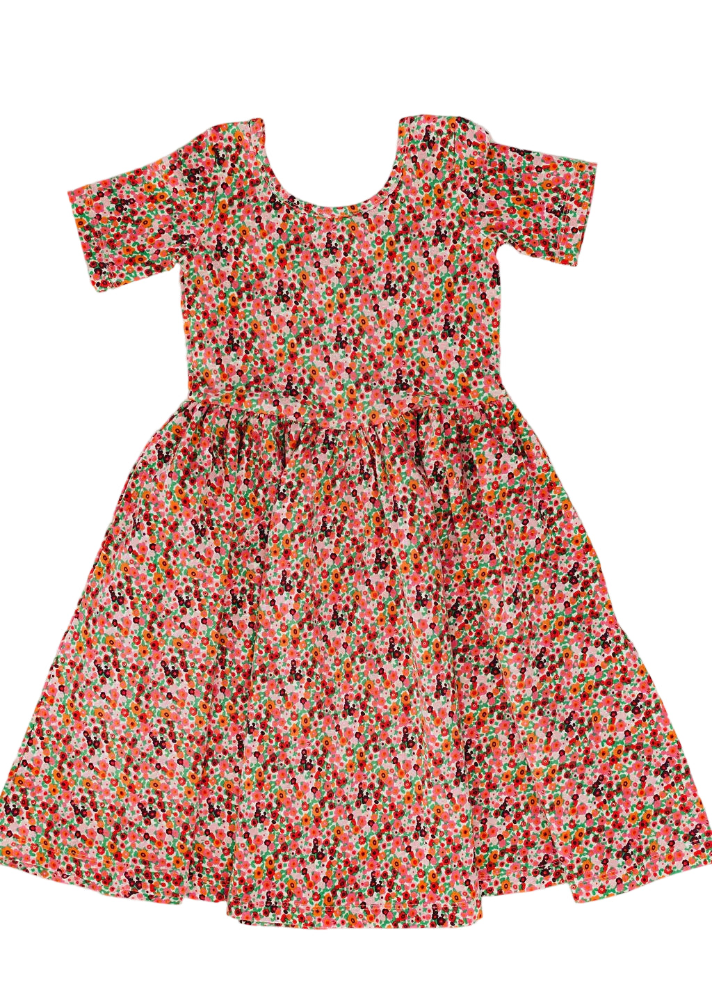 Short Sleeve Twirl Dress - Posy Pop