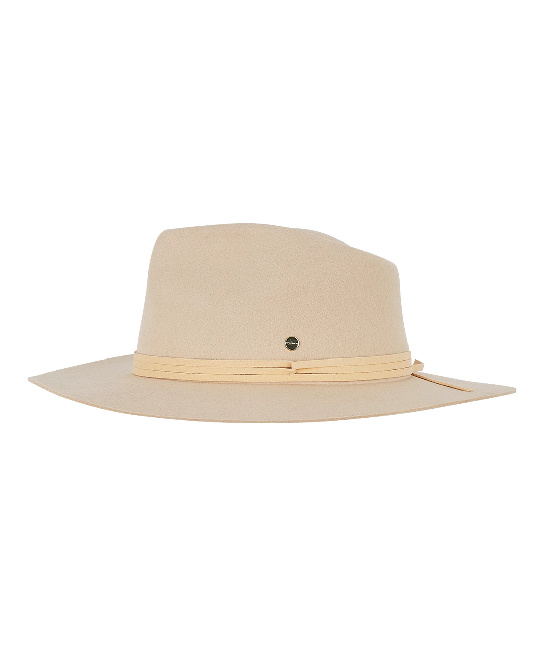 WOMENS WIDE BRIM FEDORA - ALICE - CREAM