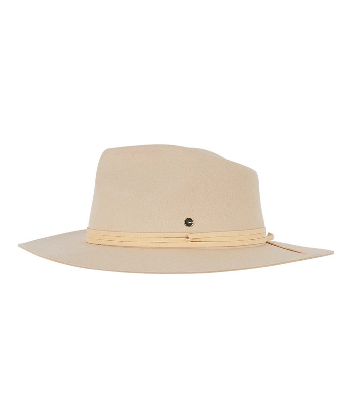 WOMENS WIDE BRIM FEDORA - ALICE - CREAM