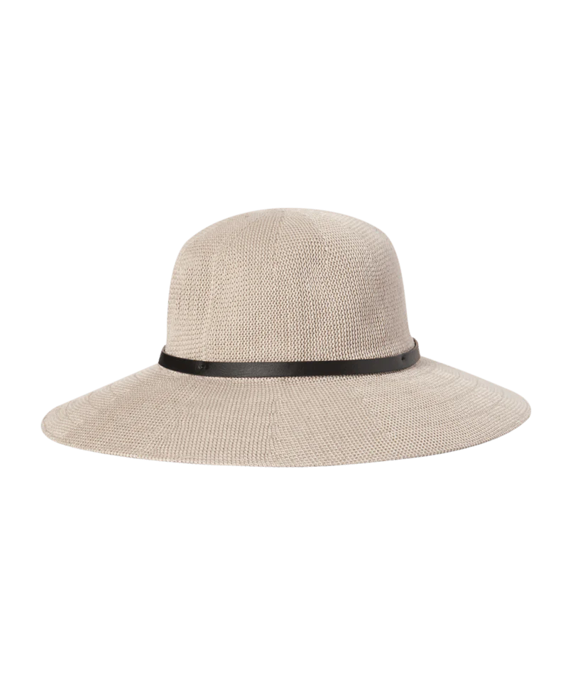 WOMENS WIDE BRIM - LESLIE - TAUPE