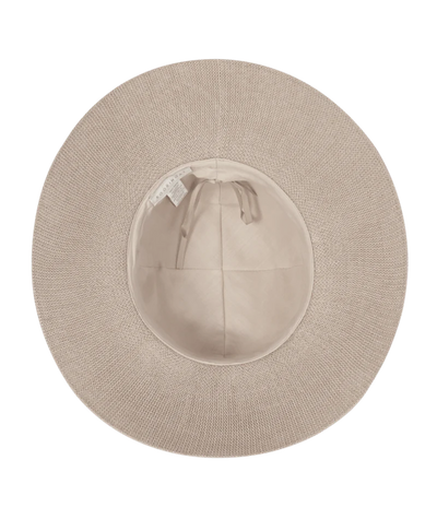 WOMENS WIDE BRIM - LESLIE - TAUPE