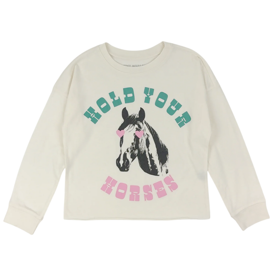 Hold Your Horses Tee - Long Sleeve