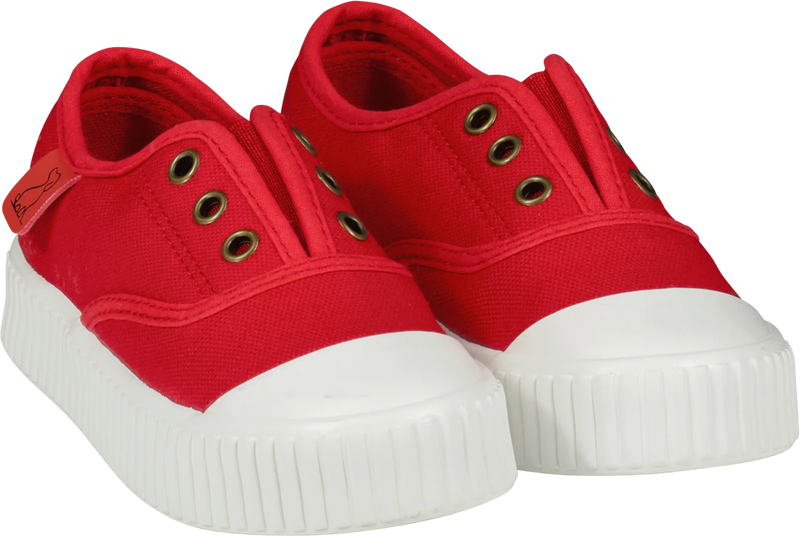 Red Canvas Plimsoll