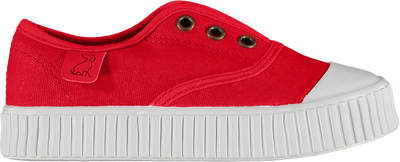 Red Canvas Plimsoll