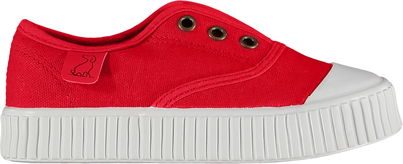 Red Canvas Plimsoll