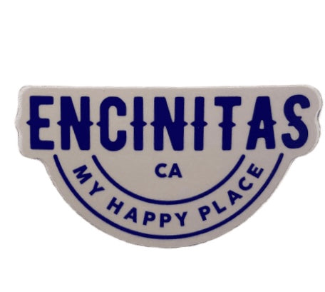 Encinitas My Happy Place - Vinyl Sticker