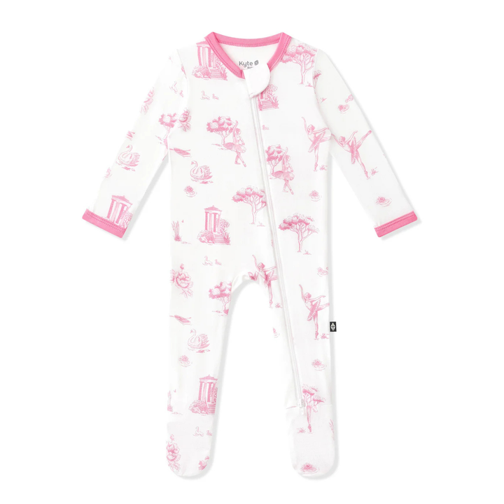 Zippered Footie - Toile Ballet