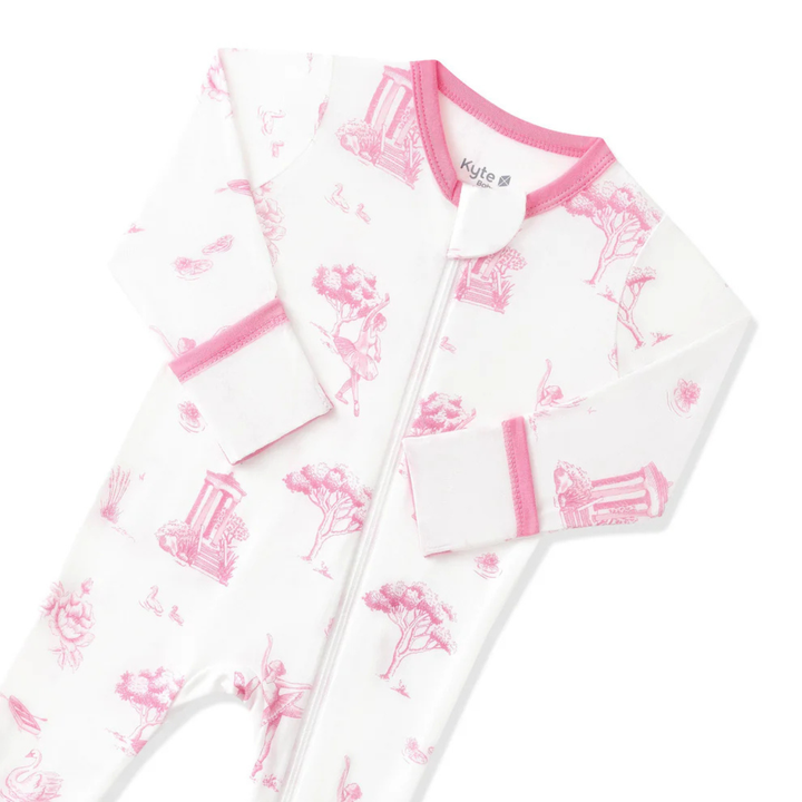 Zippered Footie - Toile Ballet