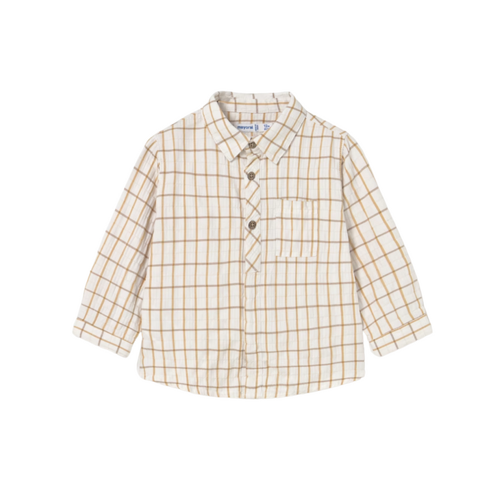 Plaid Shirt - Mustard