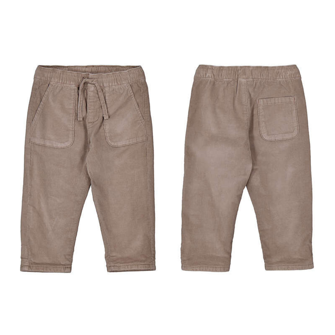Micro-cord Lined Trousers - Truffle