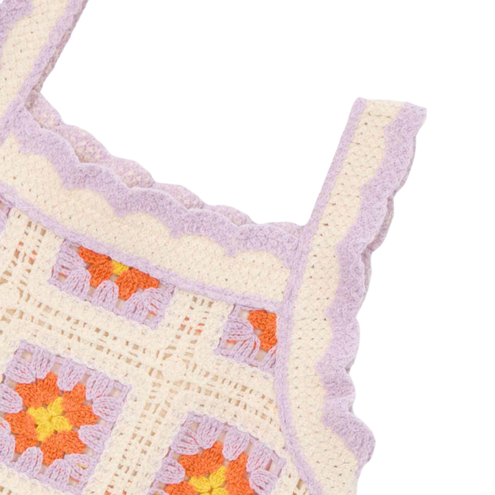 Crochet Dress - Bone