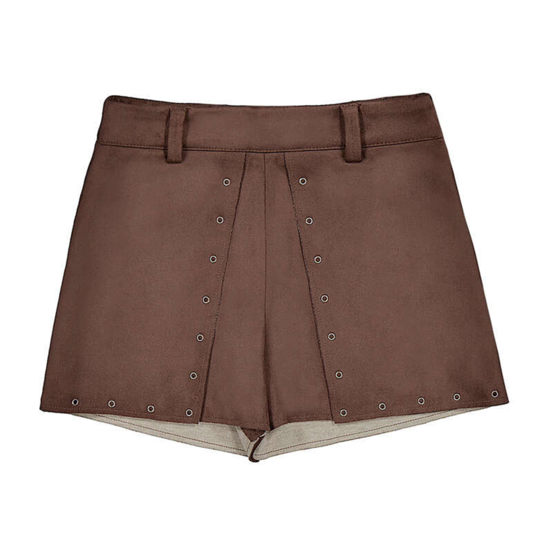 Faux-Suede Shorts