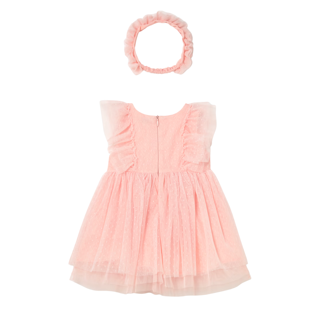 Tulle Dress with Headband - Blossom