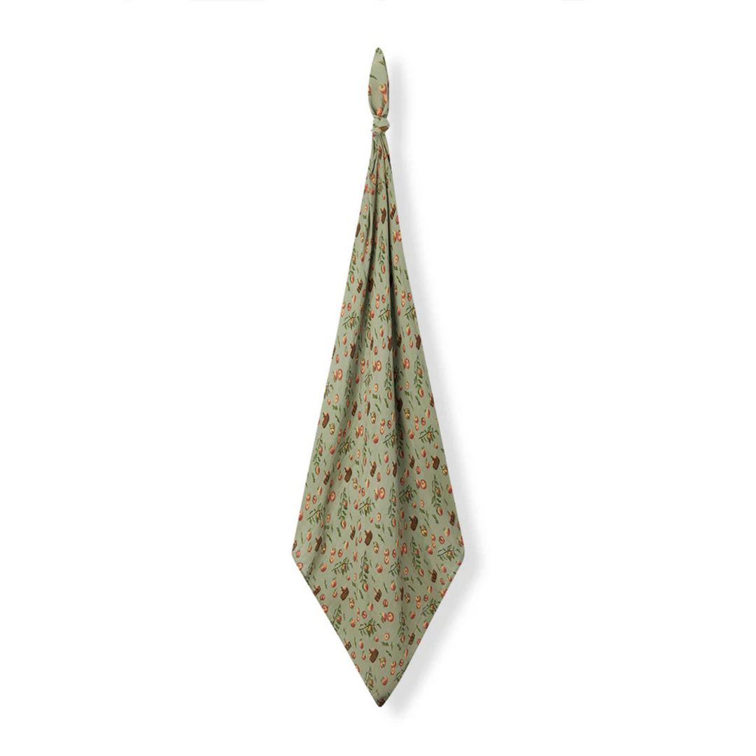 Organic Cotton Swaddle - Apple Orchard