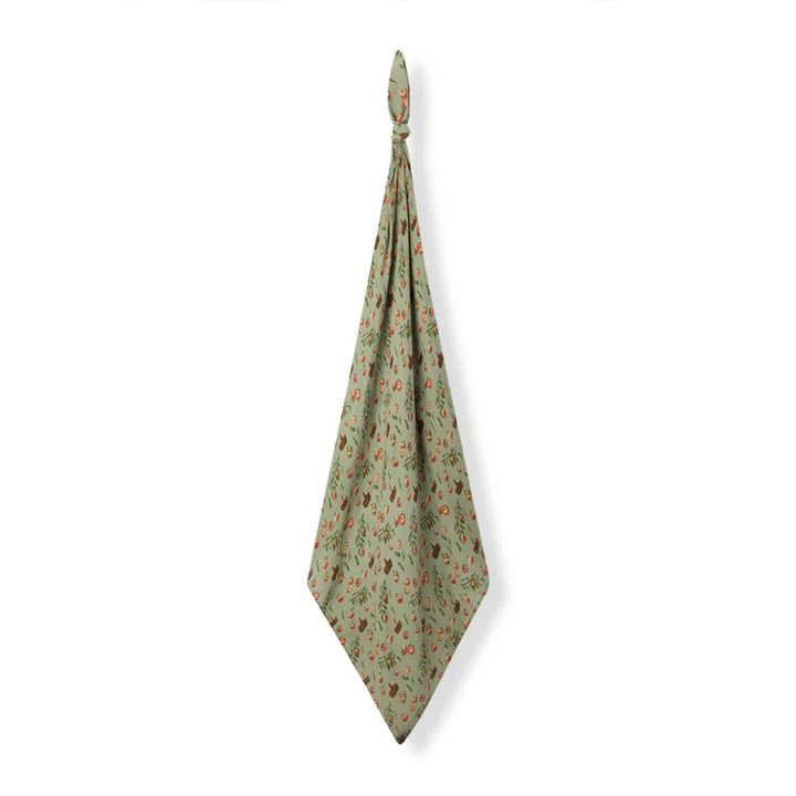 Organic Cotton Swaddle - Apple Orchard
