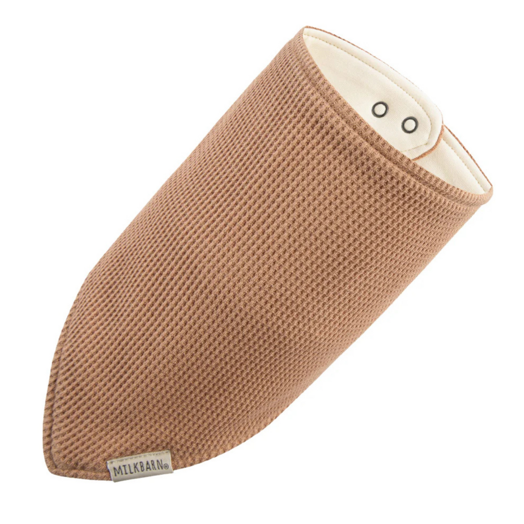 Waffle Kerchief Bib - Tawny Rose