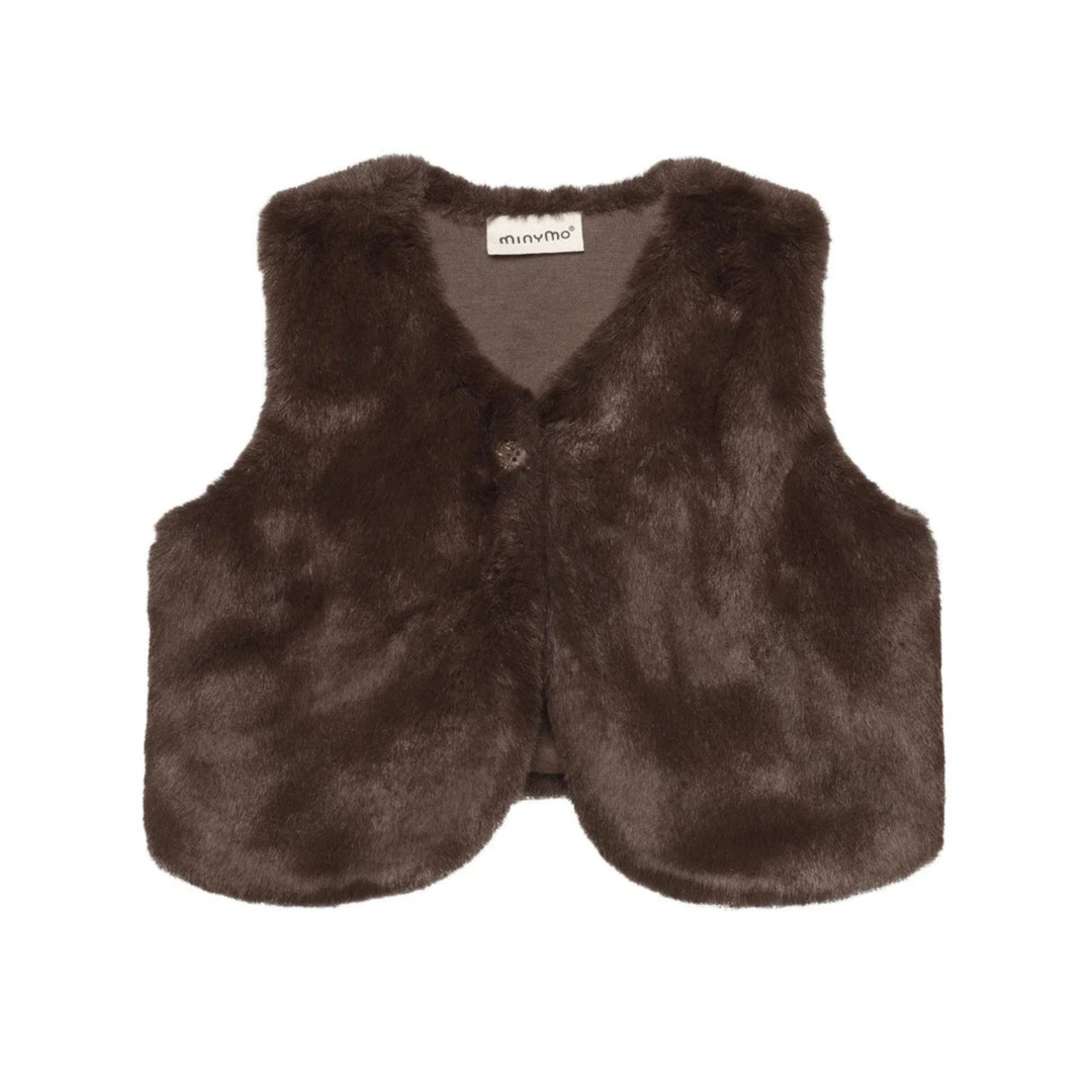 Fur Vest - Chocolate Chip