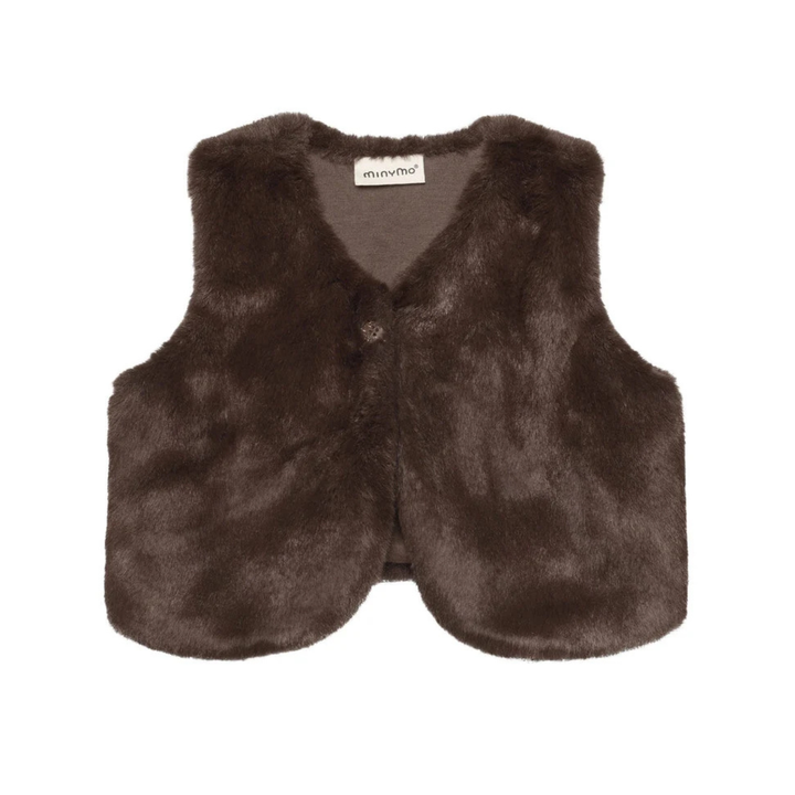 Fur Vest - Chocolate Chip