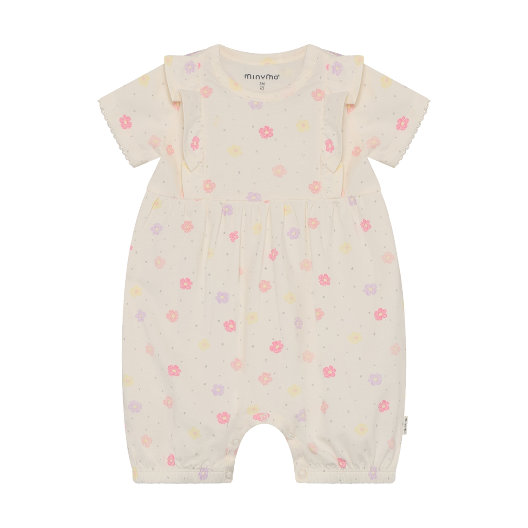 Short Sleeve Jumpsuit - Floral