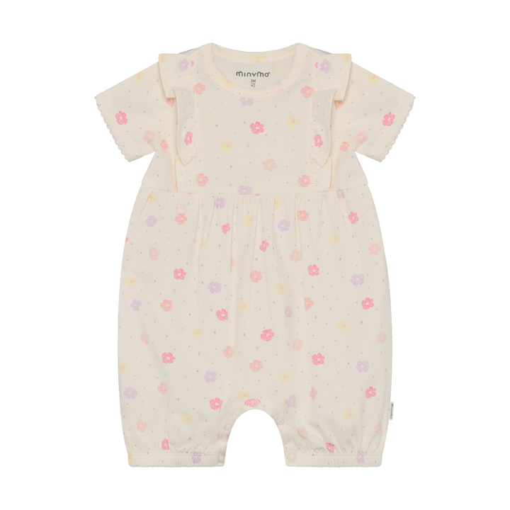Short Sleeve Jumpsuit - Floral