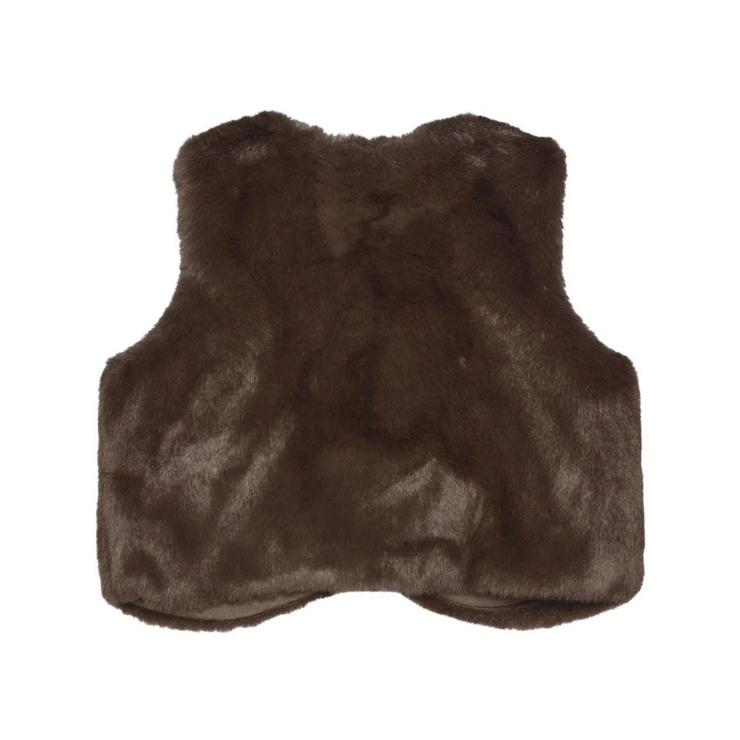 Fur Vest - Chocolate Chip