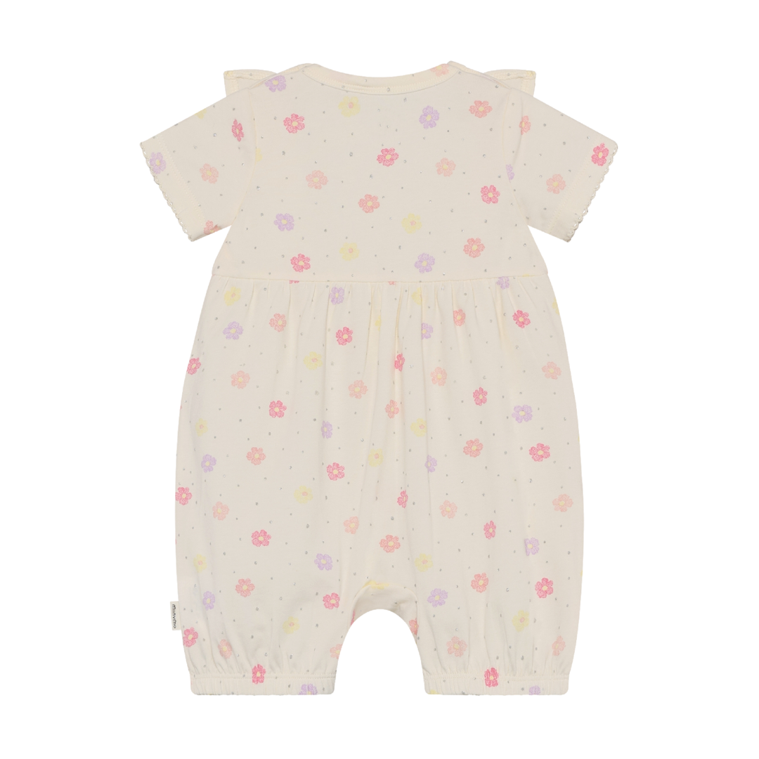 Short Sleeve Jumpsuit - Floral