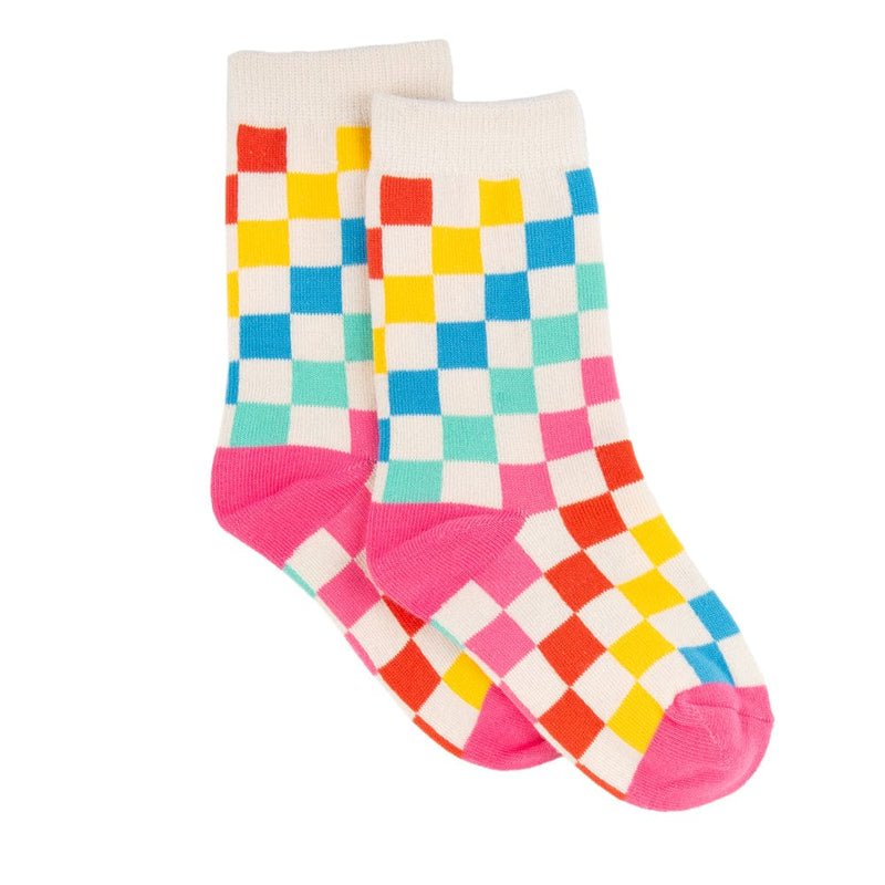 Ankle Socks - Starburst Checkerboard