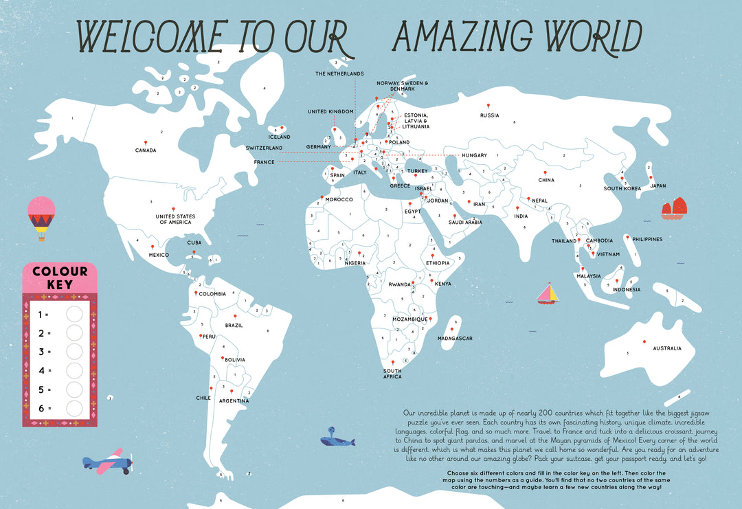 50 Maps of The World: Activity Book