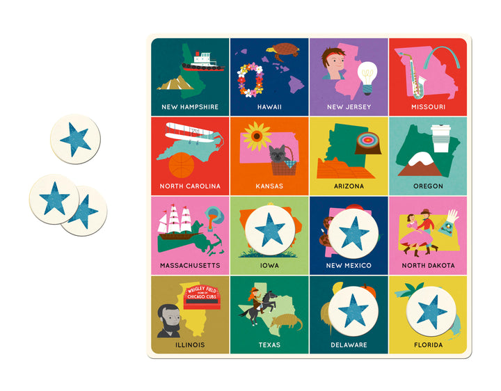 The 50 States Bingo Game
