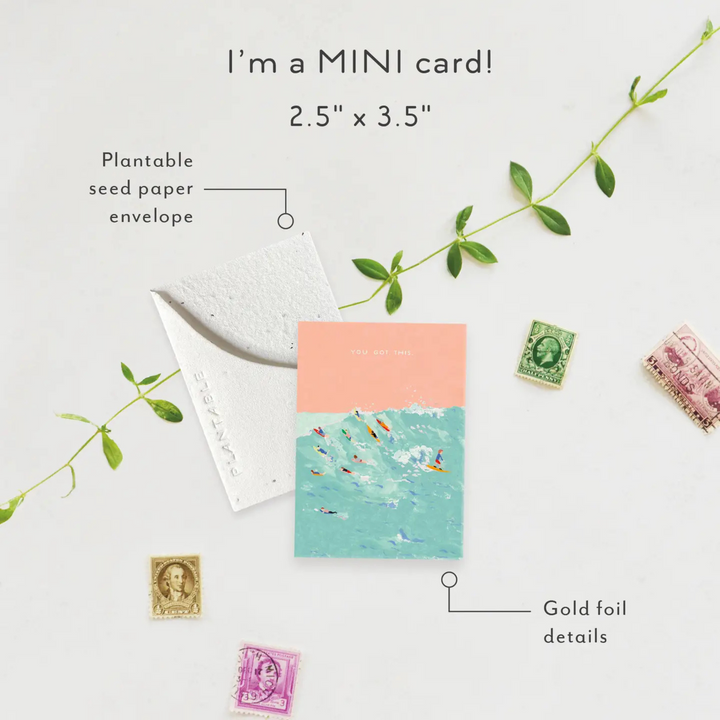 You. Got. This. Sprout - Mini Greeting Card