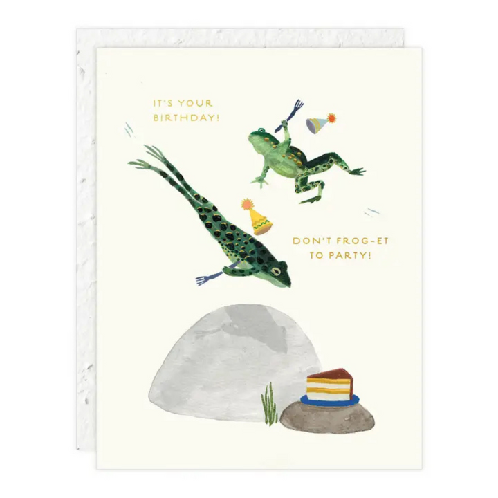 Party Frog - Birthday Card