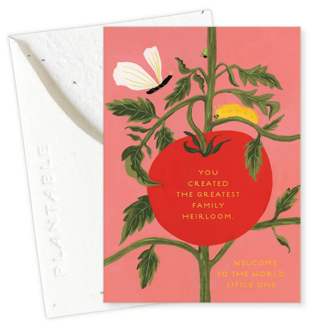 Heirloom Sprout - Mini Greeting Card