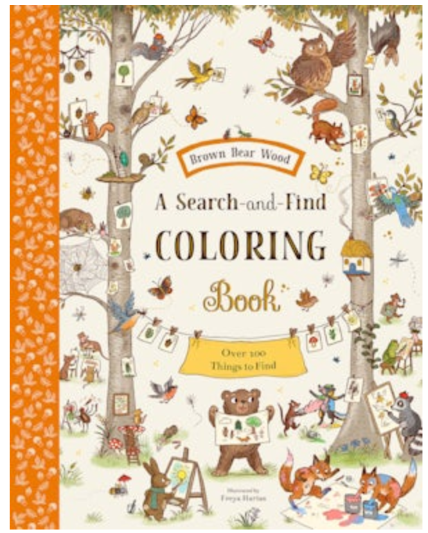 Brown Bear Wood: A Search-and-Find Coloring Book