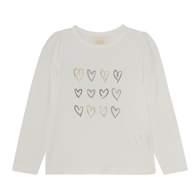 Purple Hearts Long Sleeve Shirt