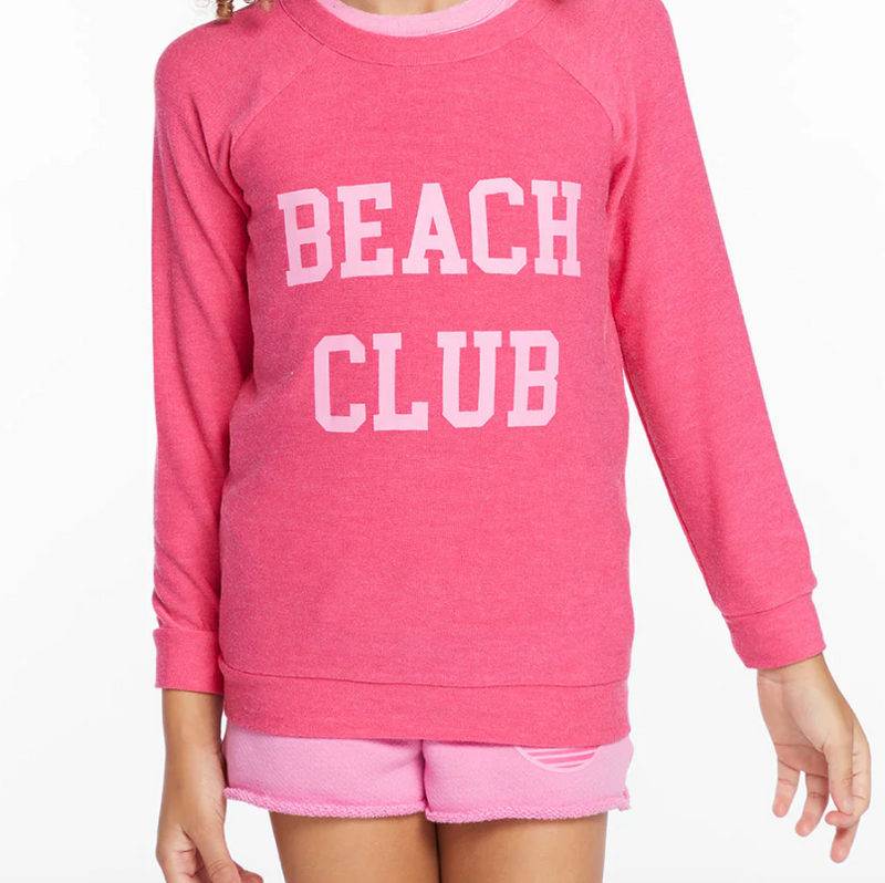 Beach Club Pink Pullover