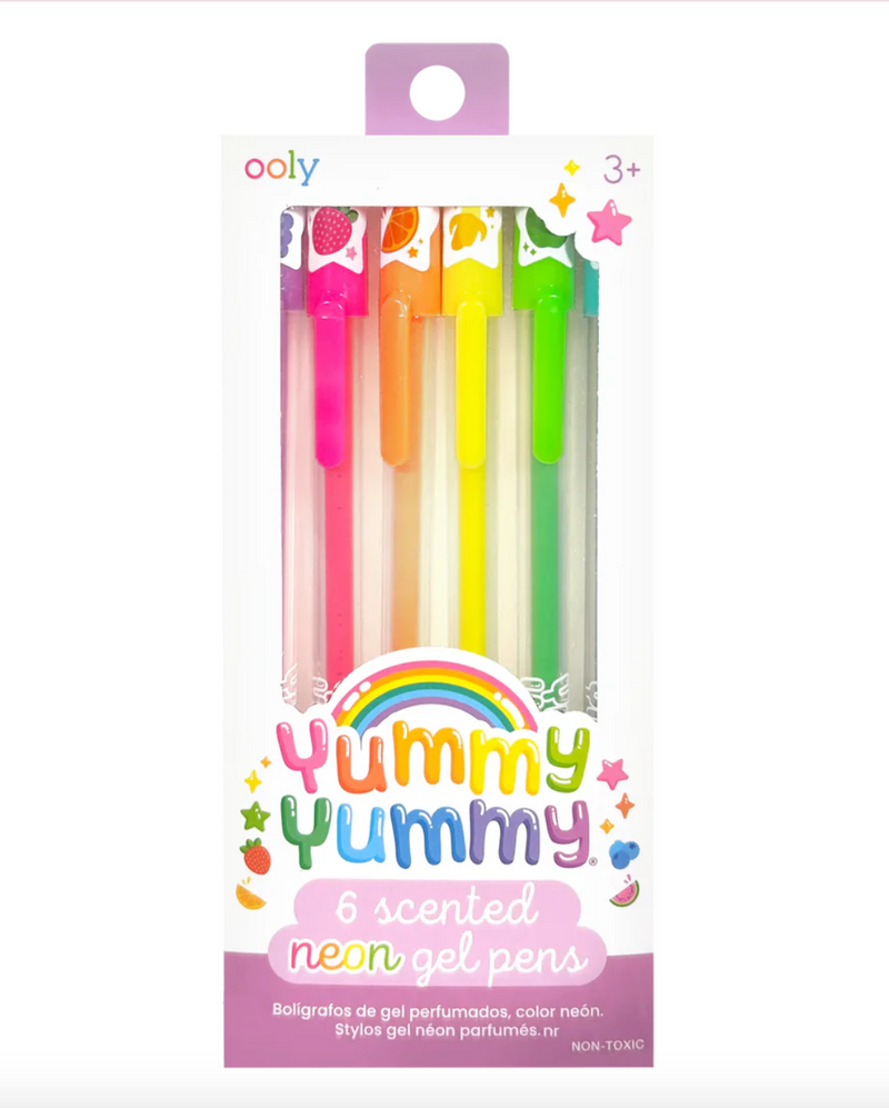 Yummy Yummy Scented Gel Pens - Neon