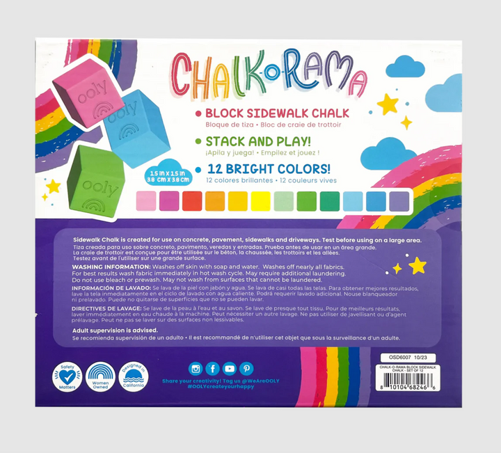 Chalk-O-Rama Block Sidewalk Chalk